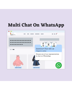 Multichat on WhatsApp Extension for magento 2
