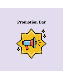 Promotion Bar Extension For Magento 2
