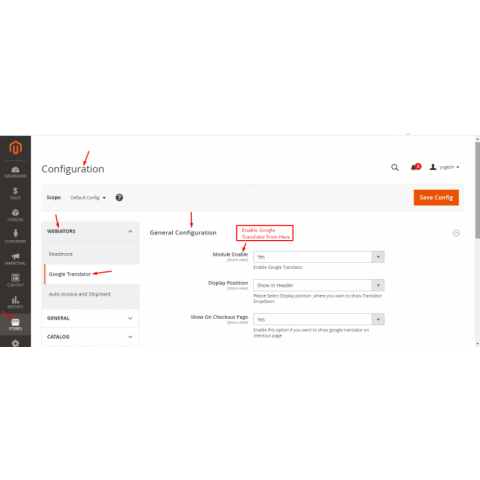 Google Language Translator For Magento 2 Webiators